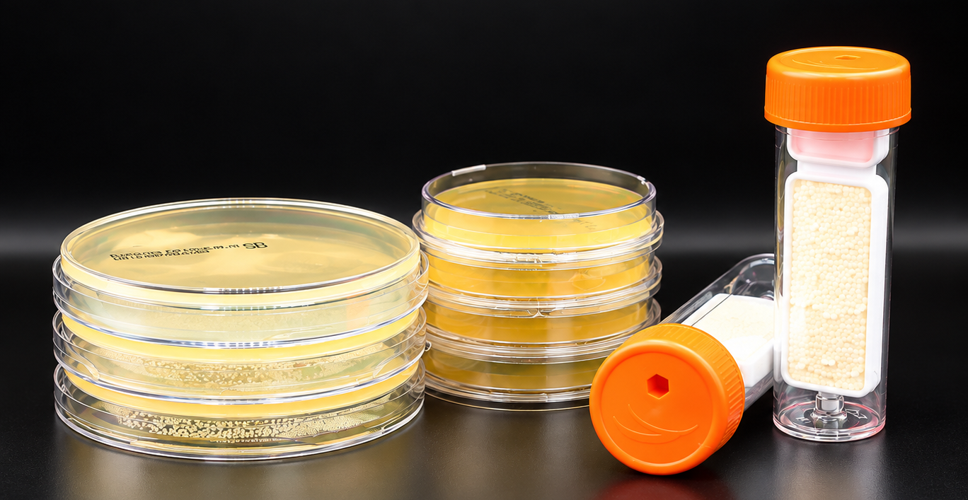 RODAC plaatjes, dipslides en Petrischalen voor microbiologische controle